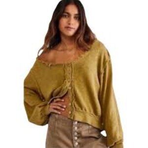 Medium We the Free Golden Road Cardigan